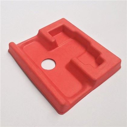 Preklopna školjka od lijevanih celuloznih vlakana za kozmetiku